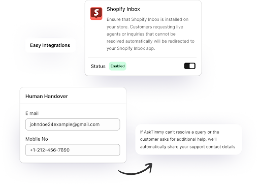 AskTimmy Ecommerce Chatbot